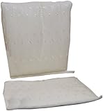 Baby Doll Bedding Carnation Eyelet Child Rocking Chair Cushion Pad Set, Ecru by Baby Doll Bedding [並