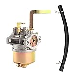 キャブレター ヤマハEF2600 EF2700 EF3600 MZ175 MZ200発電機部品用 省エネ チューブ付き アルミニウム合金製 発電機キャブレター 取り付け簡単 実用的 軽量で高強度