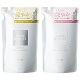 【医薬部外品】 スカルプD ボーテ ミックスモイスト セット 詰め替え用 (薬用 モイスト シャンプー & ボリューム トリートメント パック) 女性用 [ アミノ酸/頭皮ケア/ふけ/かゆみ/無添加/天然植物由来/ノンシリコン ] アンファー (ANGFA) 各300ml