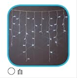 コロナ産業 LEDアイスつららライト120球ライト連結専用/電源部別売り（シルバーコード） LR120SW　LED色：白色　【イルミネーションライト】