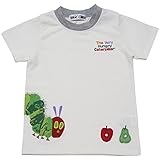 2018年 夏物 はらぺこあおむし 天竺 つづき柄 半袖Ｔシャツ THE WORLD OF ERIC CARLE オフホワイト◇95cm