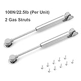 2 x蓋サポート空圧サポートロッドShocksリフトサポートガスPropキャビネットクローゼットドアガススプリングガスStruts 100 N / 22.5lb