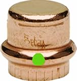 Viega ProPressゼロLead銅キャップwith 3 / 4インチ配管 1 Pack 77717 1