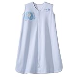 Halo SleepSack Wearable Blanket Cotton Stripe, Blue, Large by Halo