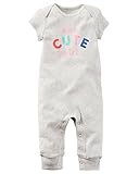 カーターズ Carter's カバーオール 半袖 One Cute Girl Jumpsuit 12M (72-78cm)