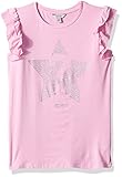 GUESS Big Girls' Short Sleeve T-Shirt Melrose Lavender 7 [並行輸入品]