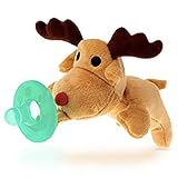 Baby Plush Animal Toy Pacifier Holder By Pw Surplus - Incomparably Durable, Soft, 100% Safe Material
