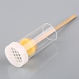 養蜂器具 クイーンマーク瓶セット　クイーンビーマーキングケージボトル+プランジャー持つ