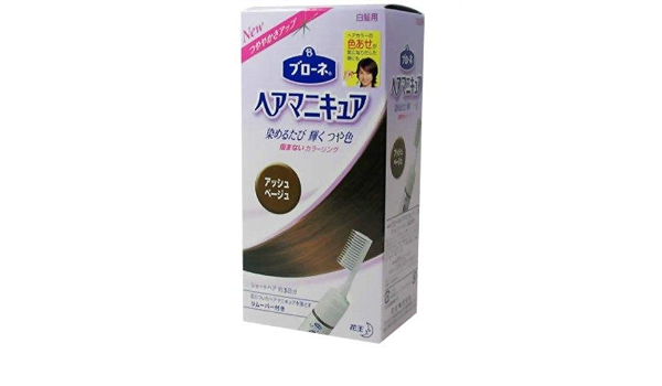 Amazon ブローネヘアマニキュア アッシュベージュ クシ付 ブローネ 白髪染め 通販