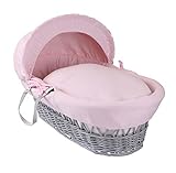 Clair de Lune Wicker (Cotton Candy Pink/Grey) by Clair de Lune