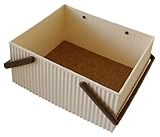 八幡化成 ハンドル付きスクエア型収納 sceltevie omnioffre(オムニオッフル) L アイボリー