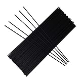 GES リードディフューザー スティック ルームフレグランス ディフューザー 専用スティック 50本 セット 23cm 直径3mm 01 ブラック