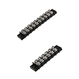 Perfk ボート用　30A　6/10ギャング　端子台　ターミナルブロック　ニッケル　メッキ真鍮　コンタクト