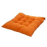 Jiyaruキッチンダイニングルームオフィス椅子クッション快適なシートパッド15 " x15 " One Size オレンジ JA0181-6/QBUS