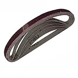 5pc Silverline Flexible Air Sander Sanding Belts 10x 330mm 80 Grit Heavy Duty