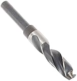 Drill America D/ARSD Series High-Speed Steel Premium Quality Reduced-Shank Drill Bit Black Oxide Fin