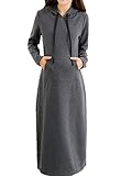(オーセンティック) AUTHENTIC マタニティ ウェア ワンピース トップス ロング丈 妊婦服 ゆったり 産前 産後 (L, ダークグレー)