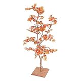 【人工植物】もみじ板付　紅葉　1.3m