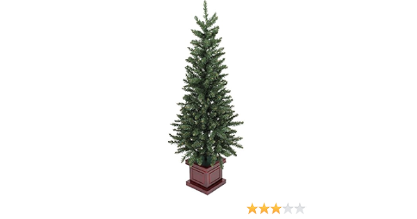 Amazon クリスマスツリー スリム ポット付 スリムツリー 150cm 木製ポットヌードツリー クリスマスツリー おもちゃ