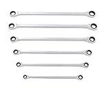STEELMAN PRO 96749 6-Piece Deep Double Box End Universal Spline Ratcheting Wrench Set (Metric) [並行輸入