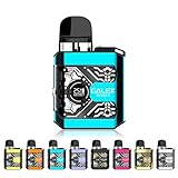 電子タバコ Freemax Galex Nano 2 スターターキット vape フリーマックス ガレックス ナノ ベイプ 900mAhバッテリー 3ml podカートリッジ 25W リキッドなし ニコチンフリー (Blue-Glossy Style)