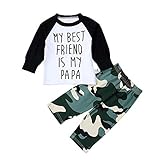 ALLAIBB ベビー服 ｔシャツ 長袖 薄て 長ズボン 迷彩 子供 上下 セット 男の子 カコイイ 普段着 部屋着 size 70 (迷彩)