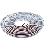 TIGRE BLANC エアロ モール T字型 汎用 隙間 埋め 両面テープ ドア エッジ ガード スポイラー フェンダー PVC 5m 白 ホワイト