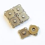 MYmama マグネットホック 縫い付けタイプ アンティークゴールド 14mm (5個セット)