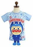 それいけ!アンパンマン 男の子 80-95cm 半袖Tシャツ カットソー【ta3261】 80cm サックス