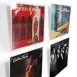 レコードラック レコード 壁掛け 透明額縁 LP レコード棚 アクリル製 レコード ディスプレイ 壁 LPスタンド 収納 額縁 ポスターフレーム 写真立て 多機能 展示用 32.8cm*32cm アクリルフレーム