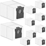JasCasa 紙パック ダストバッグ 対応Dreame掃除機用 10枚セット X30 Ultra/L10s Pro Ultra Heat /L10s Plus / X40 Ultra / X40 Master / L40 / L30 / L20 Ultra / L10s Ultra Gen 2 / D10 Plus Gen 2 対応, 消耗品 10枚入り抗菌・消臭加工あり