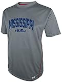NCAAミシシッピOld Miss Rebels半袖クルーネックTシャツ L グレイ