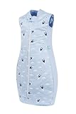 ergoPouch Organic Cotton Sleeping Bag (1 TOG) - Rocket Blue - 2-12 Months by Ergo Pouch