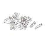 uxcell バネ 圧縮バネ スプリング 304ステンレス 外径3 mm 線径0.3 mm 長さ10mm シルバートーン 20個入