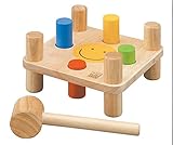 Plantoys 木製非毒性のおもちゃ "ハンマーペグ"