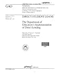 Direct Student Loans: The Department of Education's Implementation of Direct Lending