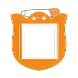 共栄プラスチック チューリップ型名札10枚パックオレンジ C-71-10-O