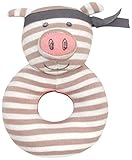 Apple Park Organic Farm Buddies Pork Chop Teething Rattle – 0 – 12 Months – 最初Adventures
