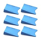 大人気 Jammドアストッパー他のドアストッパーや装飾的なドア止めよりも高性能特許取得済デザインでドアをどちらの方向からでも固定ゴムを使っていない金具製ドアストッパー（サイズ1） 6 pack ブルー