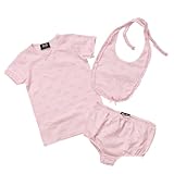 [ディーアンドジージュニア] D&G JUNOR 3点セット (半袖Tシャツ・スタイ・パンツ) DGL0AG02 XLサイズ