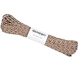Acxeon 550 Paracord ミルスペックタイプの9ストランド縄　 野外縛りロープ/服干す縄/テントロープ等に対応　直径4MM　31メードルの長さ (迷彩)