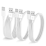Suptopwxm USB Type C ケーブル (3本セット, 2m) - USB-A & C 急速充電/480Mbps - スマートフォン・タブレット・ゲーム機対応 - ビデオ出力非対応