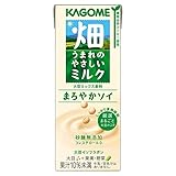 カゴメ 畑うまれのやさしいミルク まろやかソイ 200ml×24本