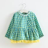 grepo  女の子子供服、可愛いギンガムチェックのチュニック！！(2～3歳）華やかな色合いでお勧めな1枚です。