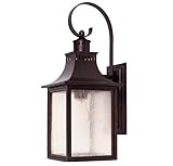 Savoy House Lighting 5-258-13 Monte Grande Collection 1-Light Outdoor Wall Mount 17.75-Inch Lantern,