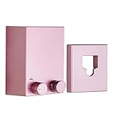 Felimoa 室内物干しワイヤー 最長4.2M 耐荷重20kg 使いたい時だけワイヤーを伸ばす リビング 寝室 脱衣所等 使いたい場所に取り付け可能（全2色） (ピンク)