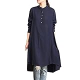 ワンピース レディース Timsa ロング ワンピ ロング マキシ 丈 シンプル 長袖 カジュアル ゆったり 春服 秋服 文芸風 森の女係 ロングTシャツ ドレス 無地 ゆったり 体型カバー Aタイプ