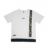 ファッションメンズベーシックコットンダブルステッチ半袖Tシャツ（ホワイト）