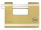 Yaleロックyaly11470 70 mmシャッター南京錠真鍮by Yaleロック