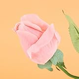 YideaHome バラ装飾まり　ロマンチック人造飾り花　かわいい模造花　絹製の造花　家居インテリア　薔薇 クリスマスプレゼント ギフト ガラス ローズ 置物 結婚式用 部屋　ホーム
